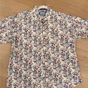 Floral Print Men's Shirt